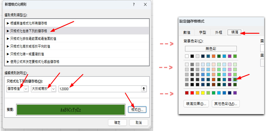 樞紐分析表進階-條件式格式操作