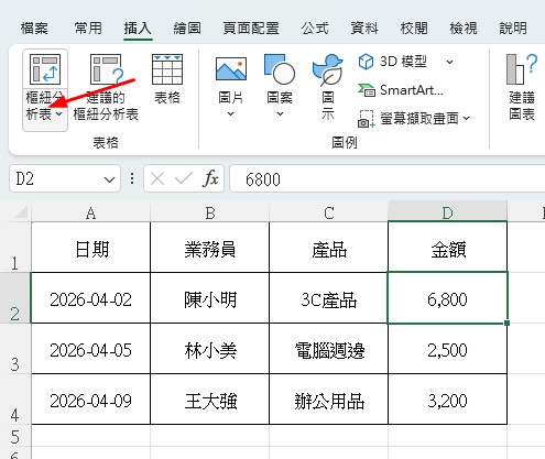 用樞紐分析做業績報表｜快速彙整、視覺化、篩選1次完成