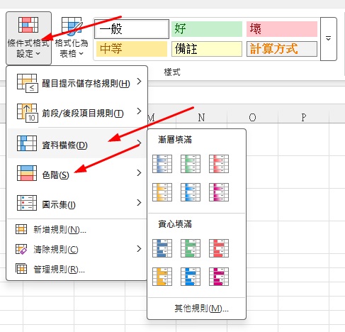 用樞紐分析做業績報表-條件式格式